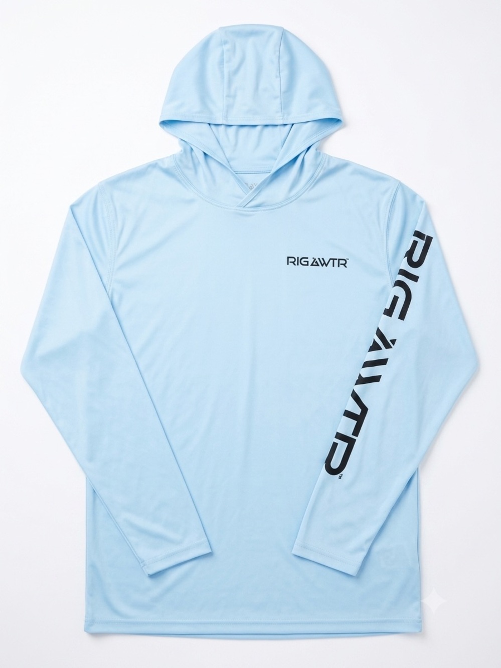 RIGAWTR Light Blue Hoodie Sun Shirt